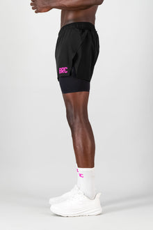 SprintRacer Men's 2-in-1 Pro Short - Black