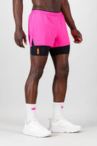 SprintRacer Men's 2-in-1 Pro Short - Electric Pink