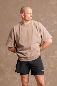 Ultra Heavy Oversized Tee - Brown